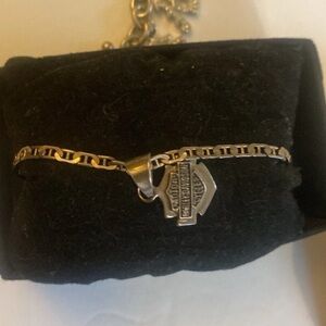 Harley Davidson VINTAGE Silver Ankle Bracelet